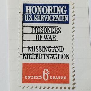 1970 US 6c Honoring U.S. Servicemen POW MIA KIA Stamp #1422 Used Cancelled